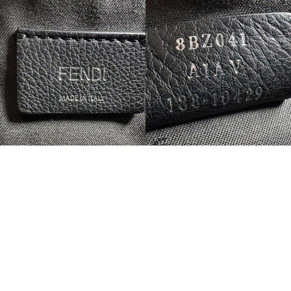FENDI Black Leather Backpack - Picture 5 of 5